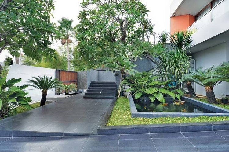 Desain Taman Dengan Kolam Ikan Yang Unik Desain Rumah