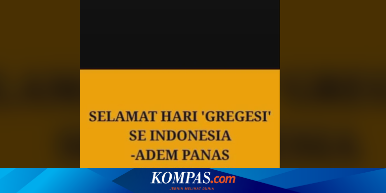 Ramai soal &ldquo;Hari Greges Nasional&rdquo;, Ini Kata Kemenkes