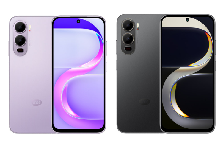 Pilihan warna Itel City 200, Vibe Purple dan Bass Black.