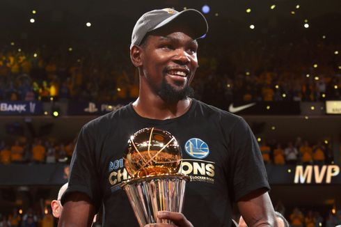 Warriors Juara, Kevin Durant Raih MVP Final NBA 2018
