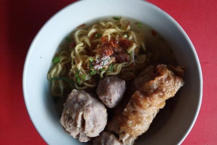 Bakso Gulung Bragi di Bogor. 