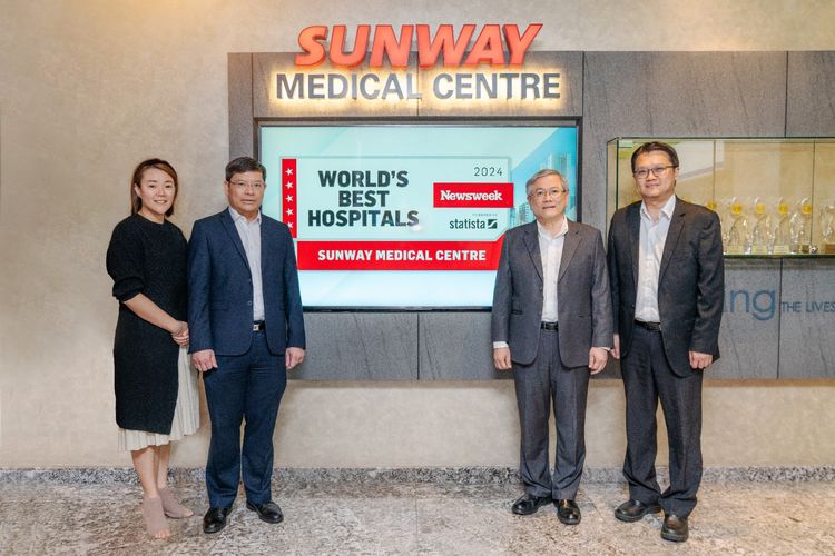 Sunway Medical Centre masuk dalam daftar 250 rumah sakit terbaik di dunia. versi Newsweek.