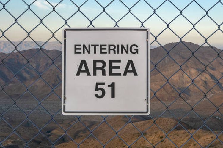 Ilustrasi Area 51.