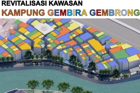 Konsep Kampung Gembira Gembrong Menghadap ke Kali Cipinang, Anies: Sungai Jangan Dibelakangi, Harus di Depan