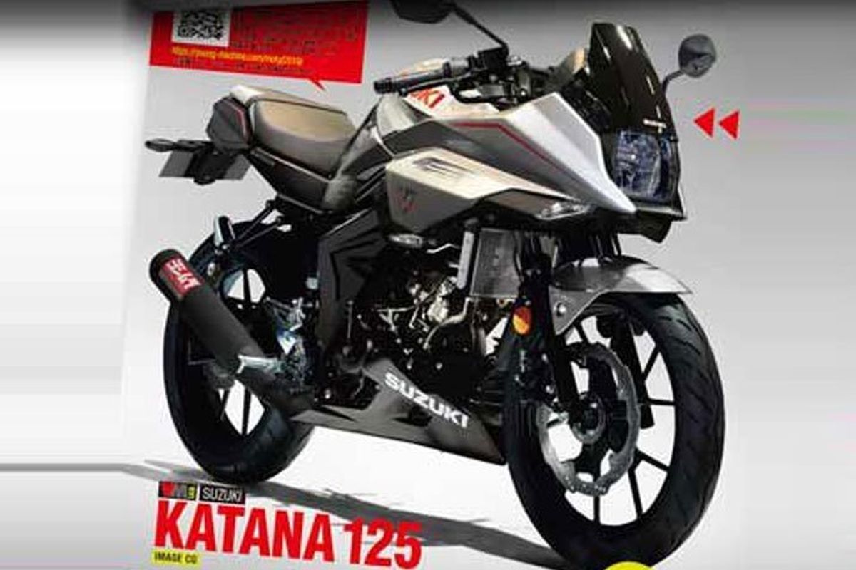 Rendering Suzuki Katana 125