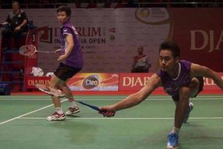 Ganda campuran Indonesia, Tontowi Ahmad (kanan)/Liliyana Natsir 