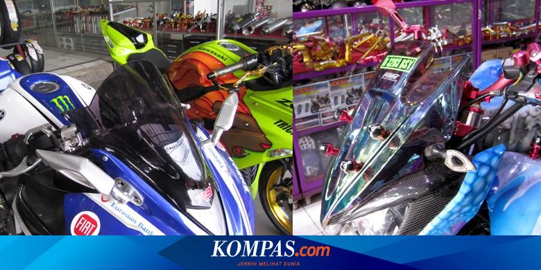 Pasang Windshield Bikin Sepeda Motor Berjambul
