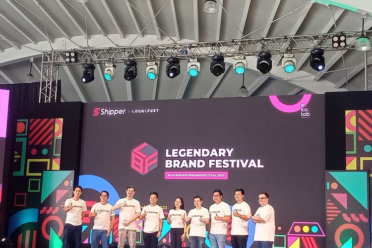 Peluncuran AloShop leh SHipper, Sabtu (25/2/2023) di Jakarta