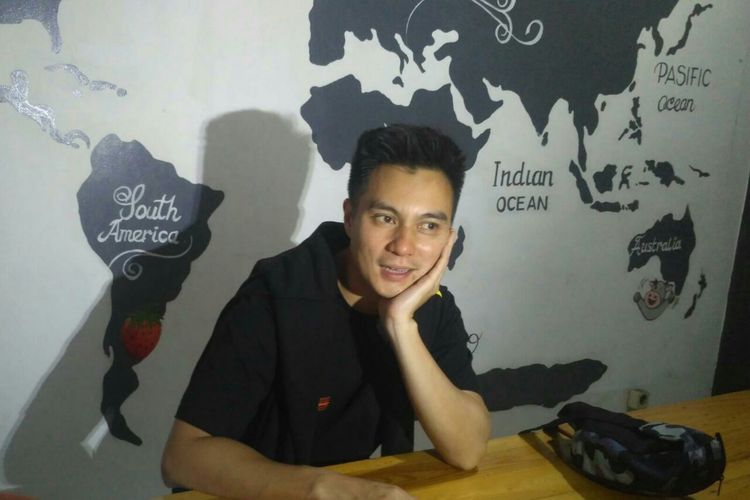 Artis peran Baim Wong saat ditemui di kawasan Utan Kayu, Rawamangun, Jakarta Timur, Minggu (14/7/2019).