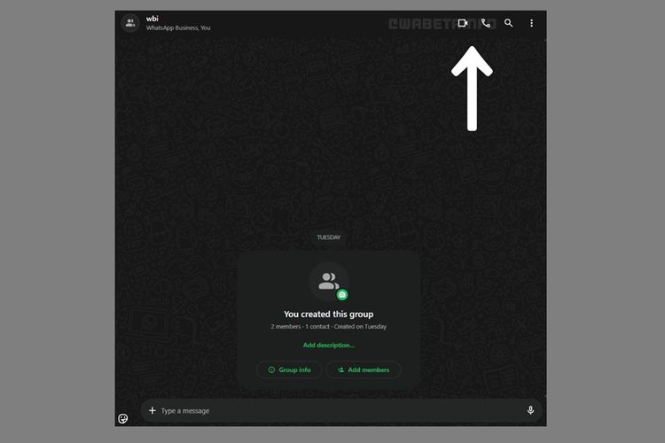 Bocoran tampilan ikon fitur telepon dan video call di WhatsApp Web