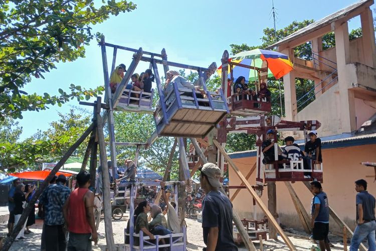 Boyan Kaliang, Bianglala Khas Pariaman, Hanya Berputar Saat Lebaran