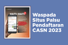 INFOGRAFIK: Waspada Situs Palsu Pendaftaran Calon ASN 2023