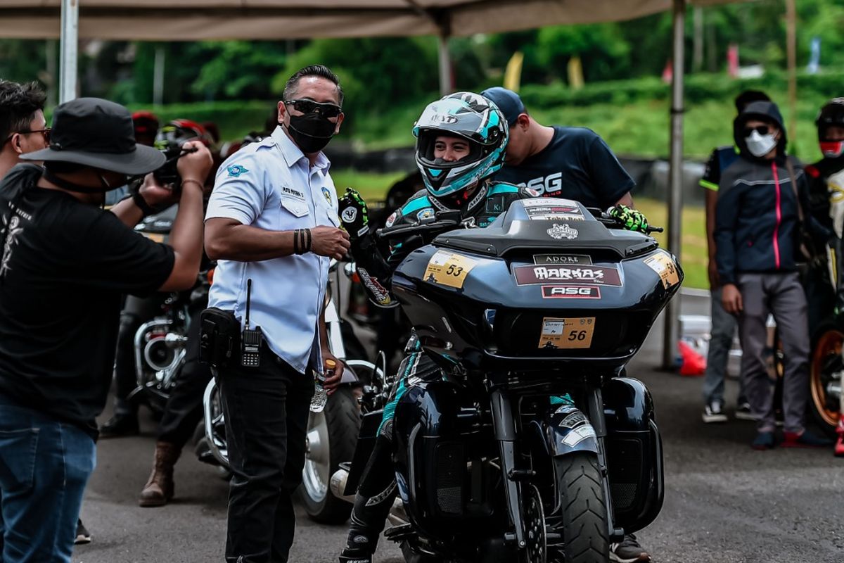 Indonesian Drag Big Bike Championship 2021 di sirkuit Sentul, Sabtu (20/11/2021)