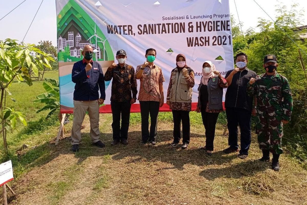 Peluncuran program Water, Sanitation, and Hygiene (WASH) 2021. 