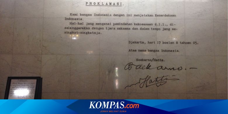 Tanda Tangan Bung Hatta Halaman All Kompas Com