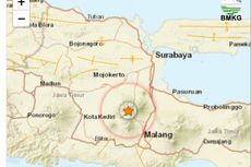 Gempa M 3,4 Terjadi di Kota Batu, Tidak Dirasakan Guncangan