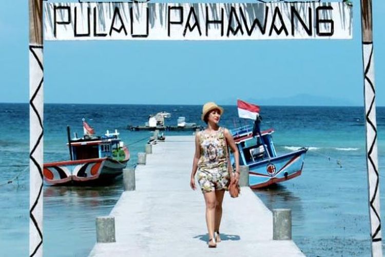 Pulau Pahawang di Lampung.