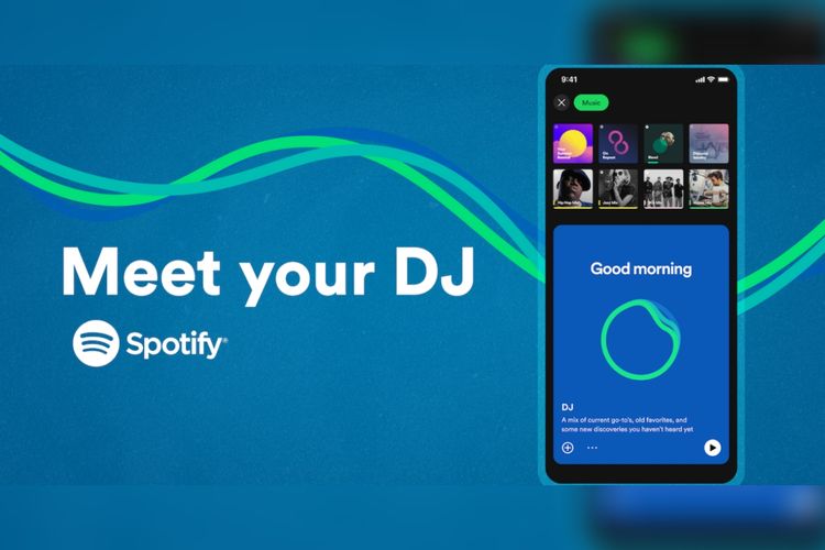 Spotify merilis fitur baru DJ berbasis AI. DJ Spotify berperan layaknya asisten personal untuk membuat playlist lagu.