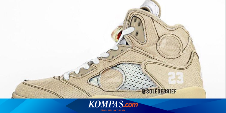 Download Free Mengintip Kreasi Terbaru Off White X Air Jordan 5 Benarkah Free Mockup Templates.