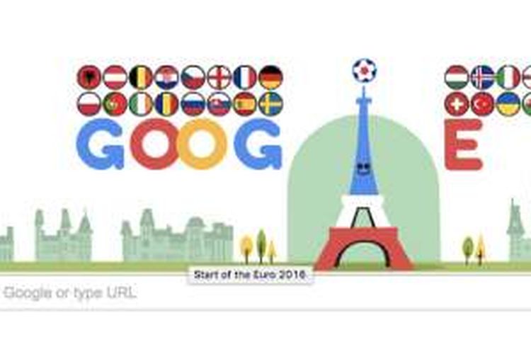 Google Doodle Euro 2016