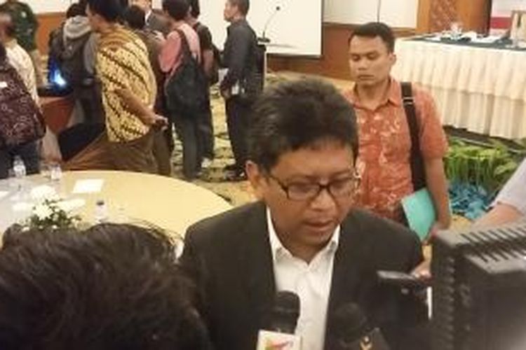 Sekjen PDI-P Hasto Kristiyanto, saat ditemui di Hotel Sahid Jakarta, Selasa (19/5/2015).