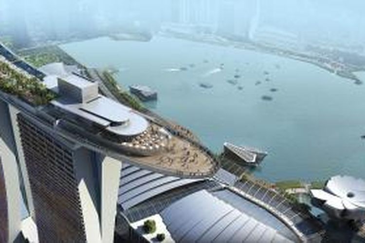 Sejumlah pengembang Malaysia berpameran di Marina Bay Sands, Singapura.