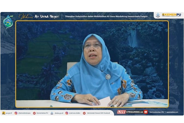 Direktur Jenderal Sumber Daya Air Kementerian PU Lilik Retno Cahyadiningsih. 
