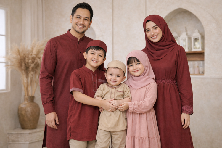 Baju Lebaran 2026 Couple Keluarga.