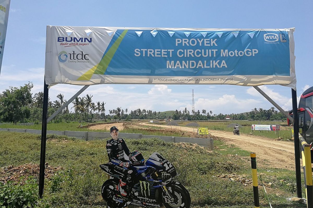 Lahan yang dikembangkan oleh PT ITDC di Mandalika, Lombok, NTB