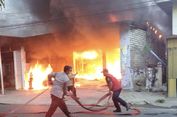 Kabel Meleleh Jatuh ke Tumpukan Oli, Toko Spare Part Motor Terbakar, Kerugian Capai Rp 2 M