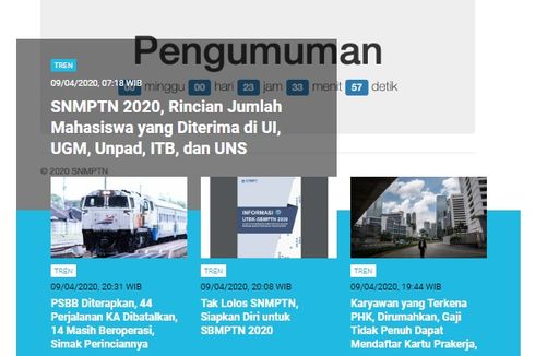 [POPULER TREN] Rincian Jumlah Mahasiwa yang Diterima di PTN | Carrimycin untuk Pengobatan Covid-19