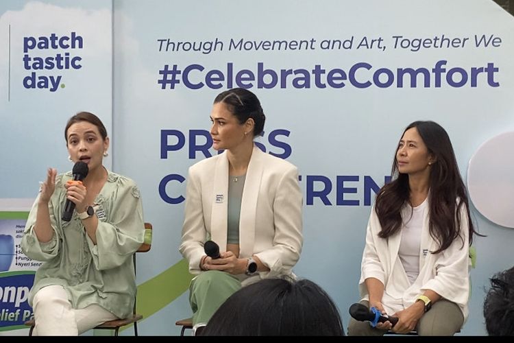 Tara de Thouars, Deera Dewi, Rima Melati, dan Ira pada acara Patchtastic Day 2025 di Dia.lo.gue, Jakarta Selatan, Kamis (22/5/2025).