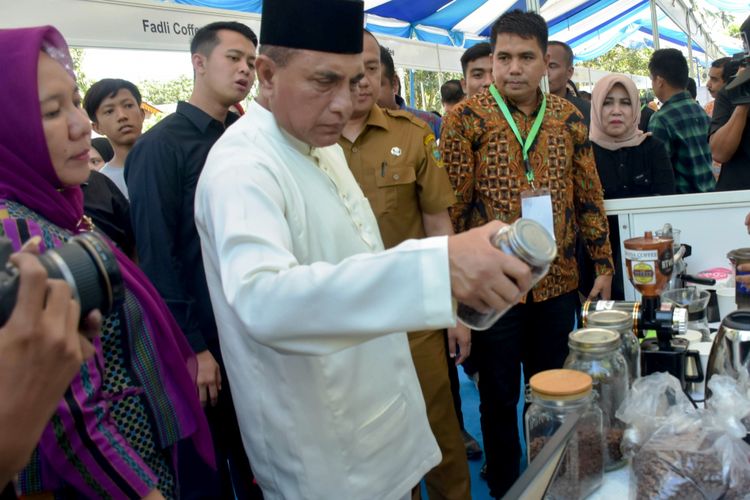 Gubernur Sumatera Utara Edy Rahmayadi mengungkapkan, kekayaan alam sebagai penghasil kopi adalah bonus yang diberikan Allah kepada Sumut