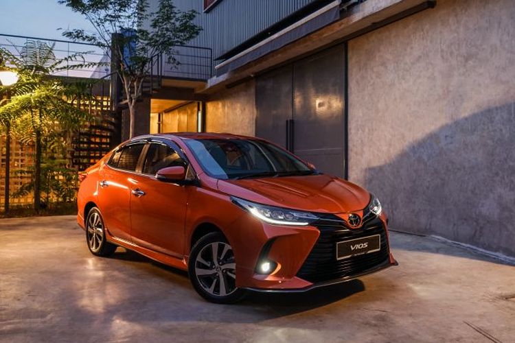 Toyota Vios terbaru yang meluncur di Malaysia.