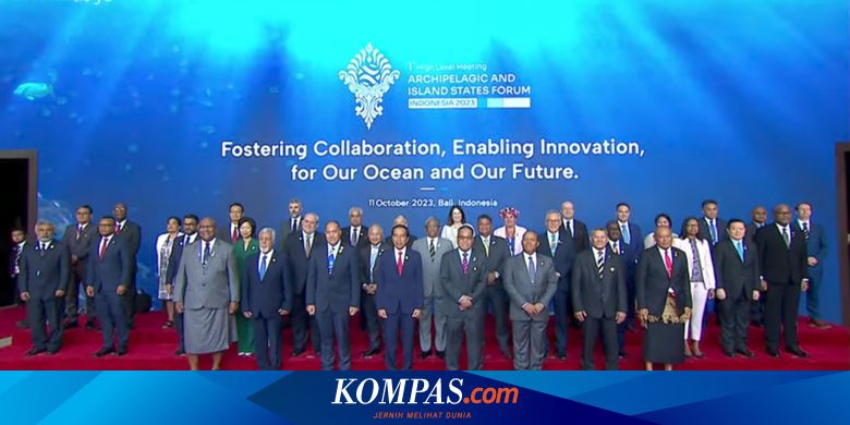 Jokowi Sebut Indonesia Komitmen Siapkan Dana Hibah untuk Negara Kepulauan