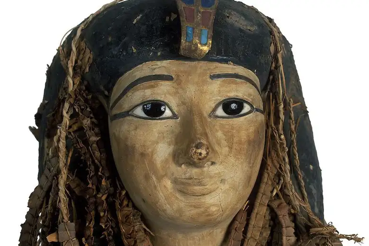 Mumi firaun Amenhotep I sebelum dibuka 
