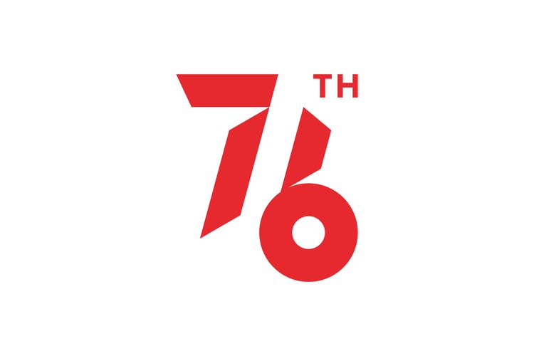 Logo HUT ke-76 RI
