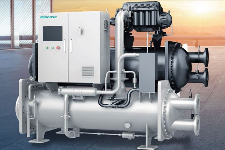 Inverter Magnetic Centrifugal Chiller Hisense memanfaatkan air dengan efisiensi tinggi untuk memberikan pendinginan terbaik. 