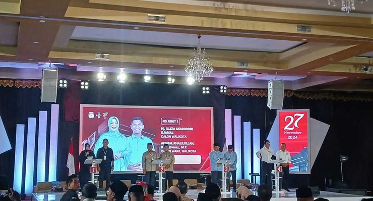Debat Pilkada Banda Aceh, 4 Paslon Saling Pamer Program