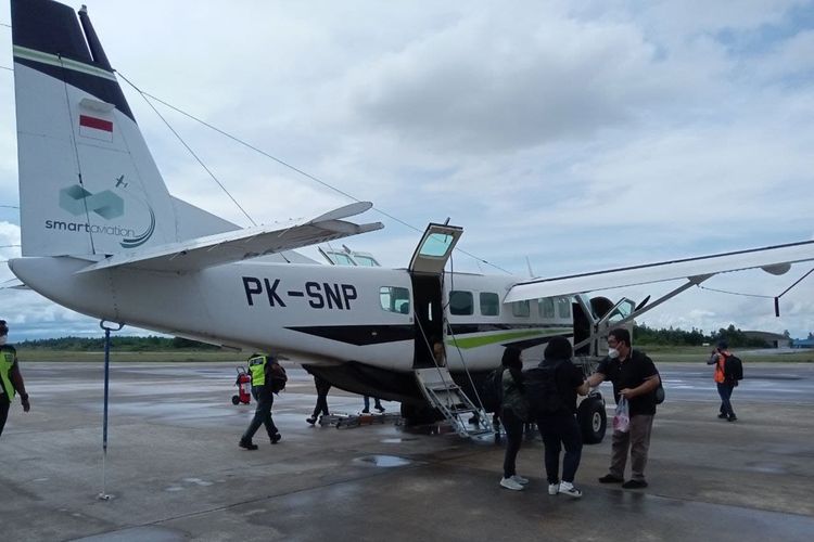 Pesawat Cessna 208 Caravan milik Smart Cakrawala Aviation.