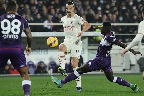 Hasil Fiorentina Vs AC Milan: Drama 7 Gol, Rossoneri Takluk 3-4