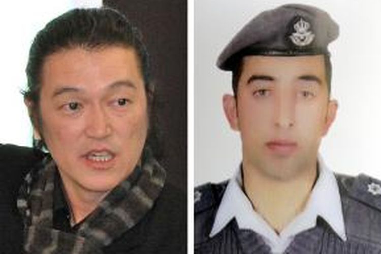 Jurnalis Jepang Kenji Goto dan pilot AU Jordania Maaz al-Kassasbeh disandera ISIS dan terancam akan dieksekusi.