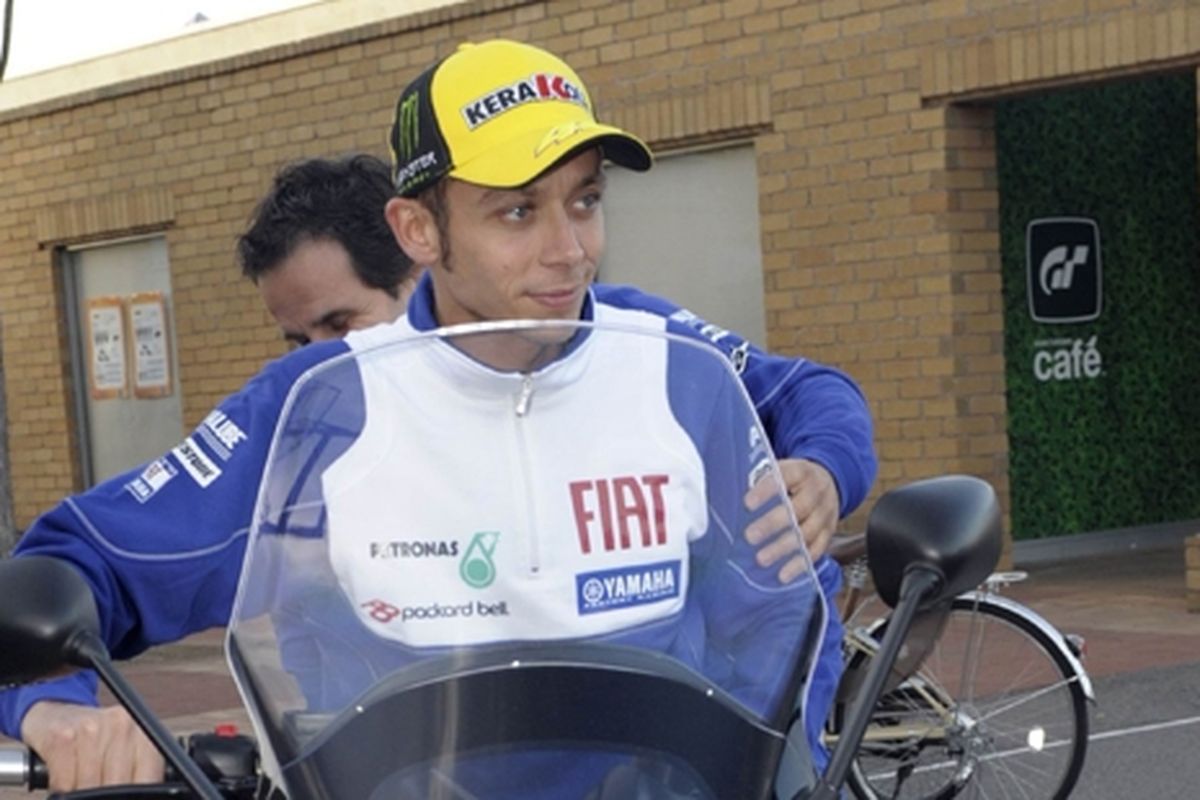 Rossi ketika masih bersama Yamaha