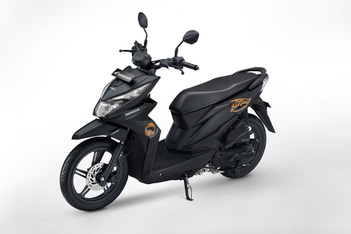 New Honda BeAT Street eSP punya warna Spesial Matte Black.