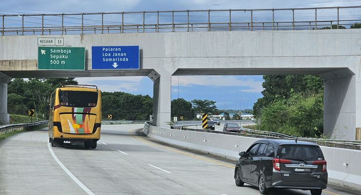 Jelang Imlek, Kendaraan via Tol Balsam Penyangga IKN Melesat 17 Persen