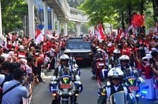 BERITA FOTO: Kirab Duplikat Bendera Merah Putih: Perjalanan Bersejarah dari Monas ke IKN