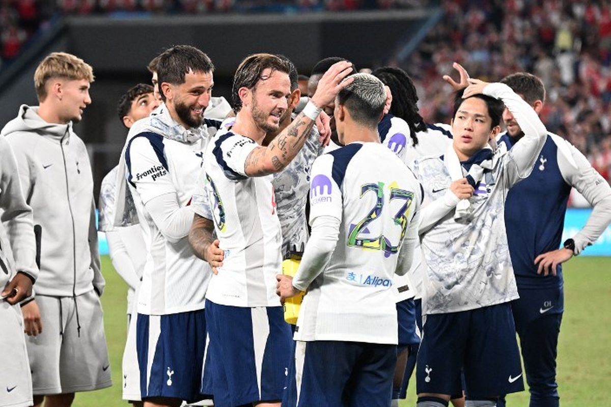Tottenham Hotspur mencatat kemenangan 1-0 atas rival sekota Arsenal dalam laga uji coba pramusim bertajuk North London Derby yang digelar di Hong Kong, Kamis (31/7/2025).