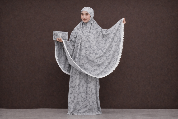 Mukena Katun Voile yang Ringan dan Tidak Mudah Kusut