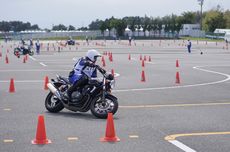3 Menu Ujian Praktik Kompetisi Safety Riding Motor di Thailand