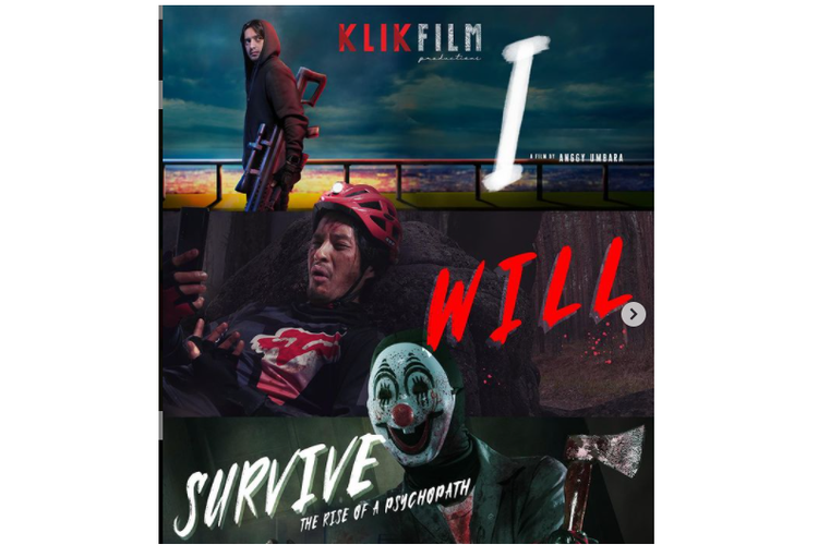 Poster film trilogi Anggy Umbara, I Will Survive.